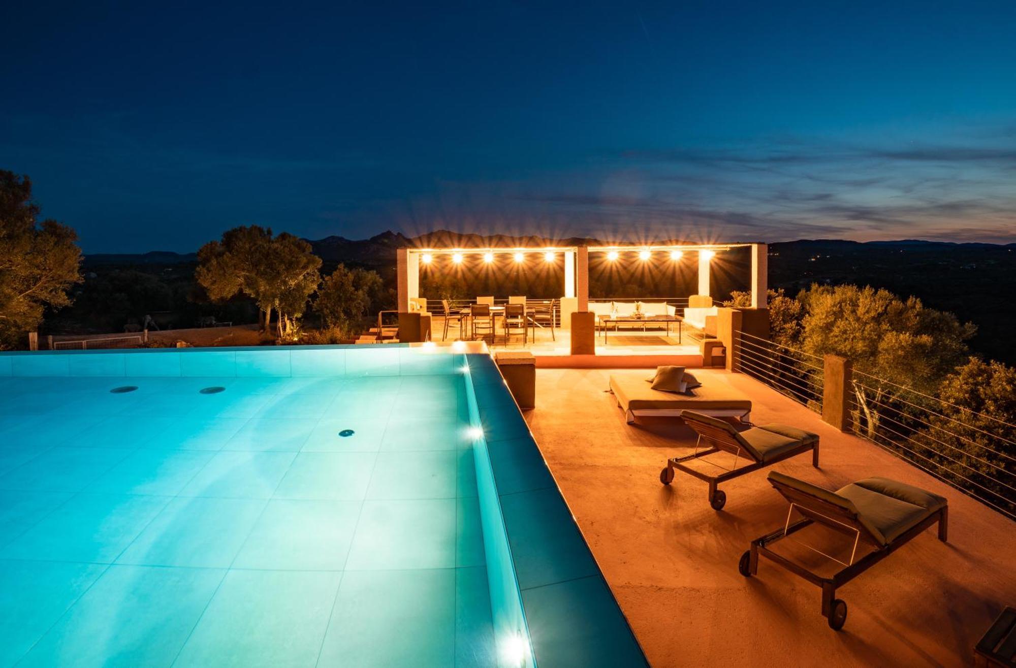 Villa Tre Nibbari San Pantaleo Exterior foto