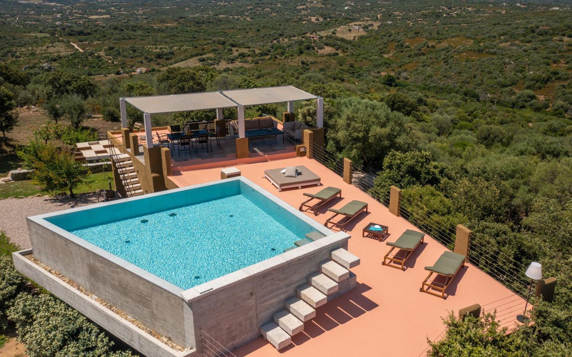 Villa Tre Nibbari San Pantaleo Exterior foto