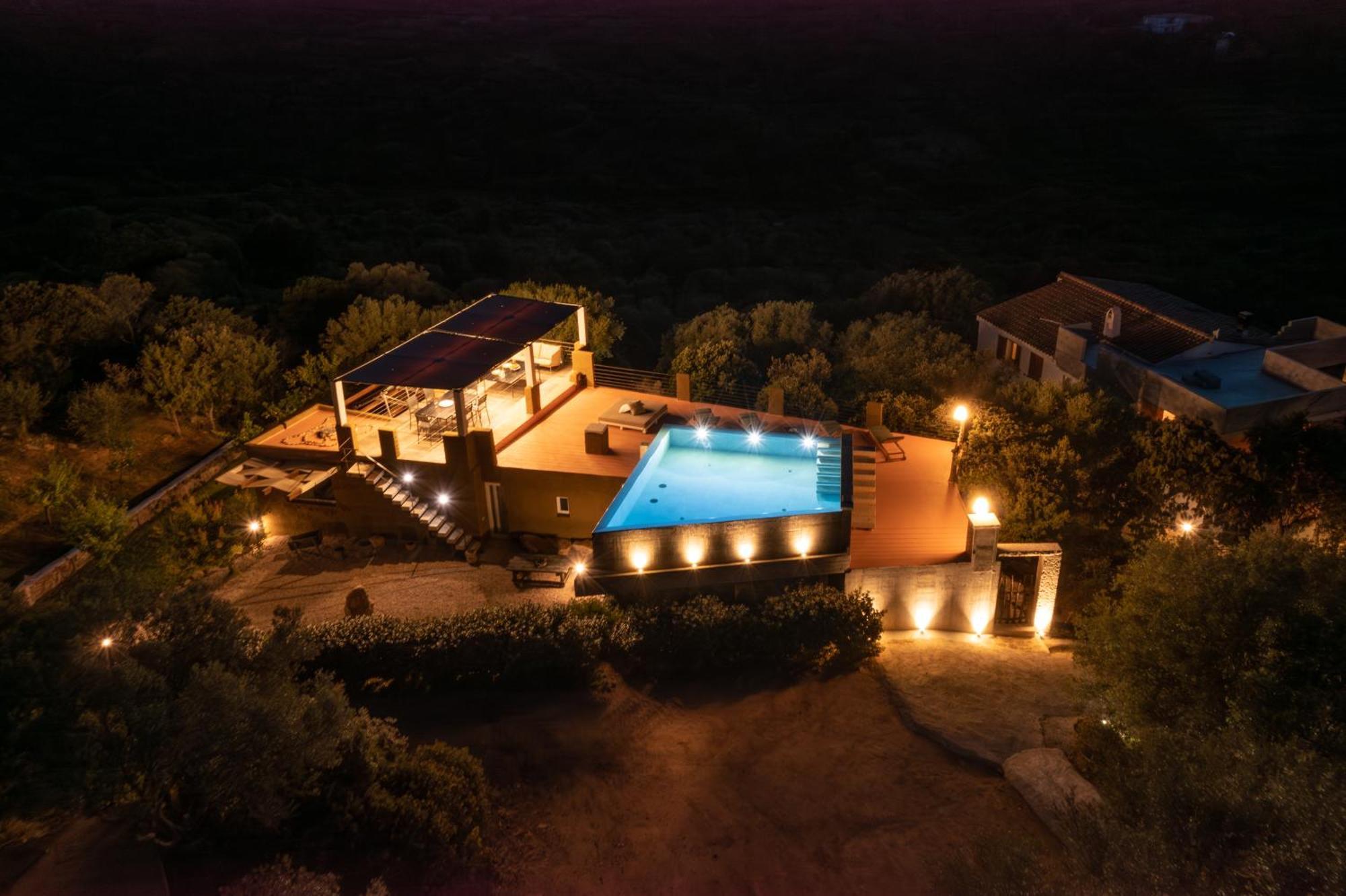 Villa Tre Nibbari San Pantaleo Exterior foto